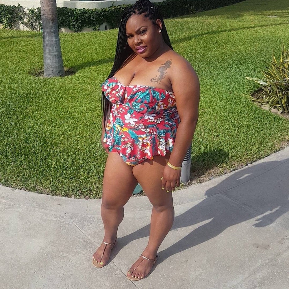 Forever 21 Peplum Swimsuit